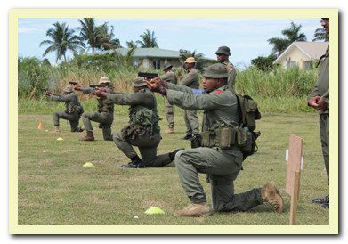 Troops refine shooting skills